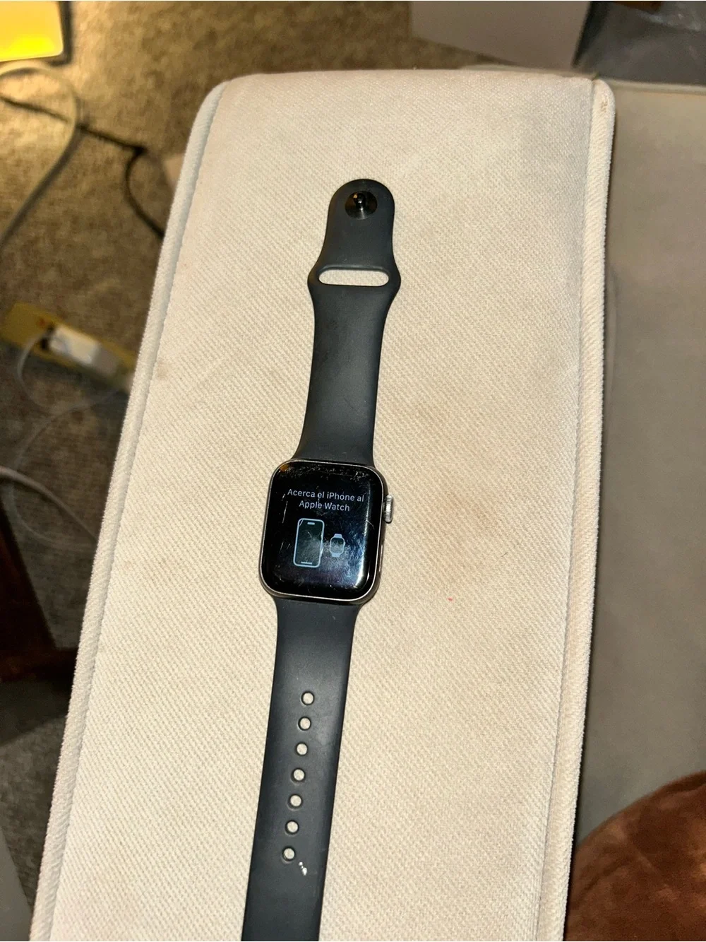 Apple Watch with Black Sport Band - Black